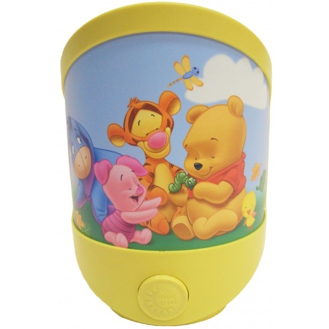 Disney LED Battery Operated Magic Night Light - Baby Pooh image