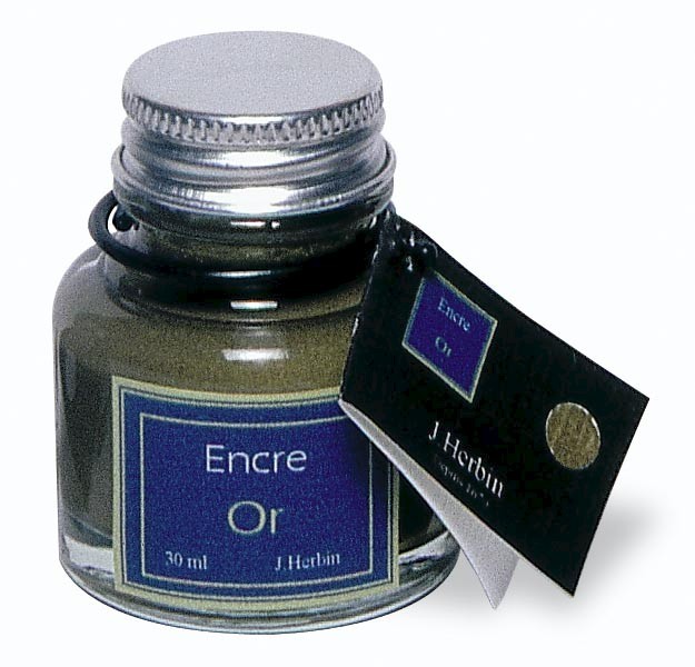 J Herbin: Calligraphy Ink - Gold (30ml) image
