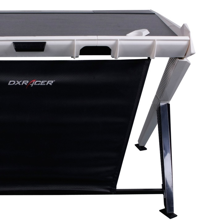 DXRacer Gaming Desk (Black & White) for image