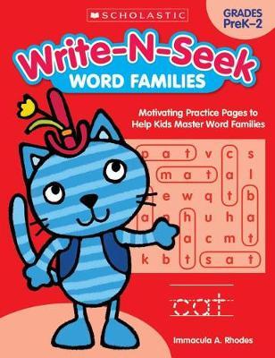 Write-N-Seek: Word Families by Immacula A Rhodes