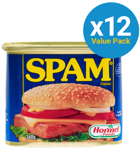 Hormel: Spam Classic 340g (12 Pack) | at Mighty Ape NZ