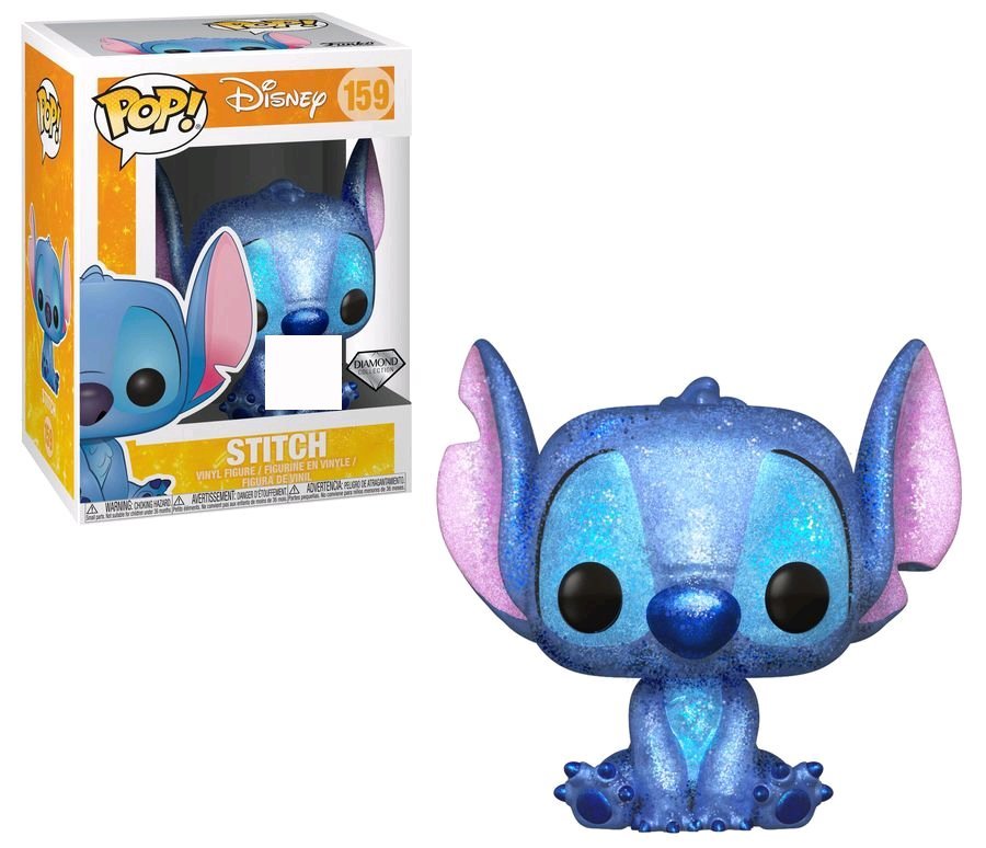 Disney Lilo & Stitch - Stitch Seated (Diamond Glitter Ver.) Pop! Vinyl Figure image