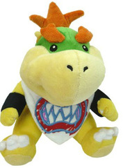 super mario bros bowser jr plush