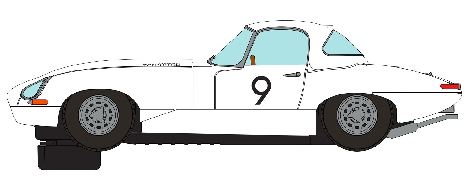 Scalextric: DPR Jaguar E Type 1965 Bathurst - Slot Car image