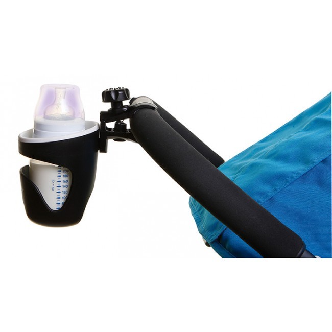 Strollerbuddy® Drink Holder - Black/Cream Trim image