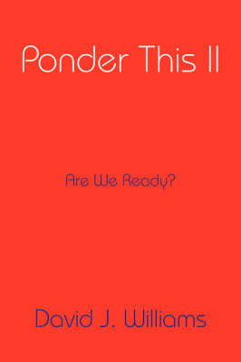 Ponder This II by David J Williams image