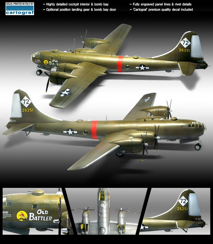 Academy USAAF B-29 "Old Battler" 1/72 Model Kit image