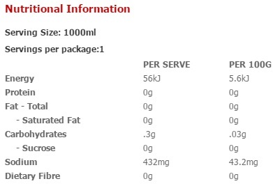 Loaded Sports Drink - Zero Avalanche Blast (1L) image