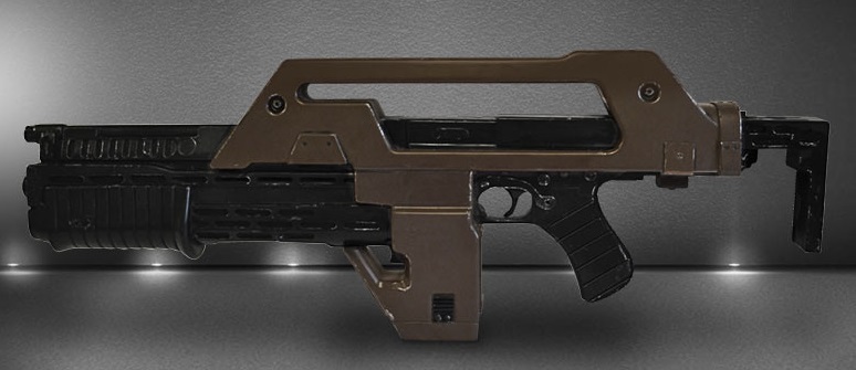 Aliens - M41A1 Pulse Rifle (Weathered) - Prop Replica image