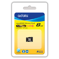 Adata Class 6 Micro SDHC Cards 8GB Adata Class 6 Micro SDHC Cards 8GB