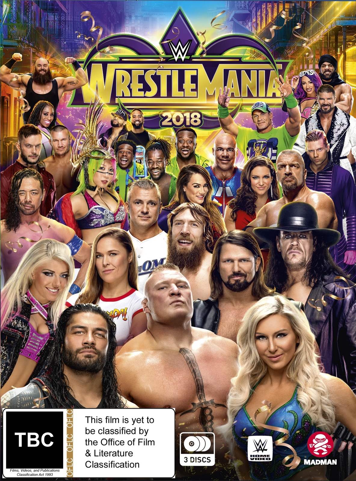 WWE: Wrestlemania 34 on DVD image