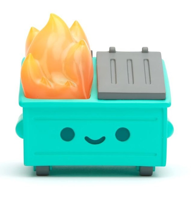 Dumpster Fire - Light-Up Vinyl Figure image