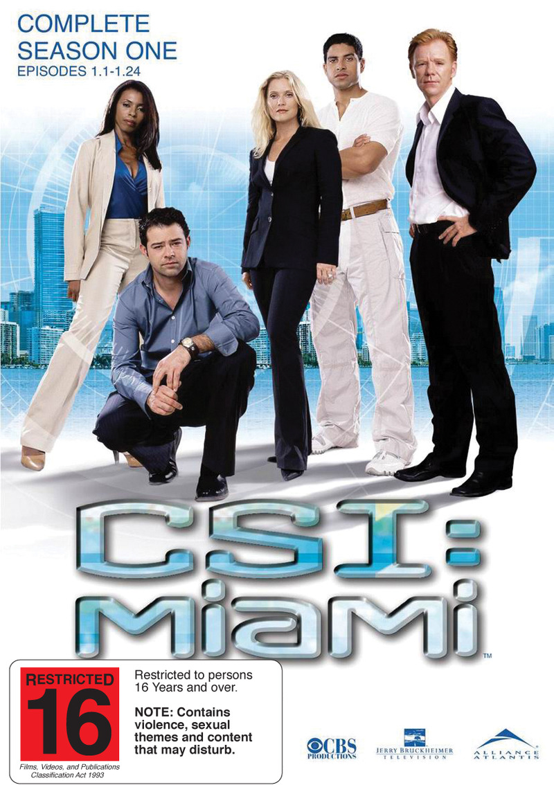CSI - Miami: Complete Season 1 (6 Disc Set) on DVD image