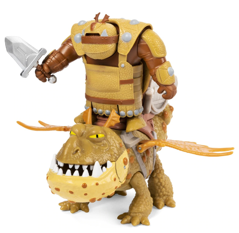 How to Train Your Dragon 3 Fishlegs & Meatlug Dragon & Viking