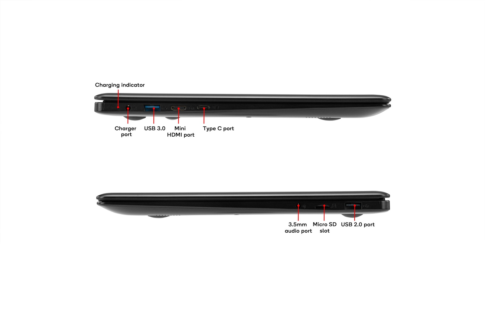 Kogan Atlas 14.1" USBC Laptop with Windows 11 Pro (4GB, 128GB) at