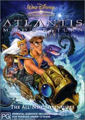 Atlantis 2: Milo's Return on DVD Atlantis 2: Milo's Return on DVD