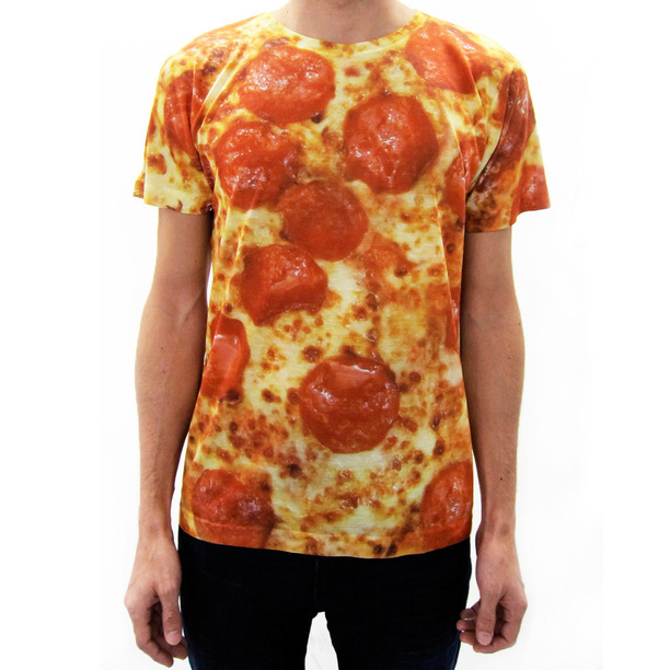 Pizza TShirt Men's at Mighty Ape NZ