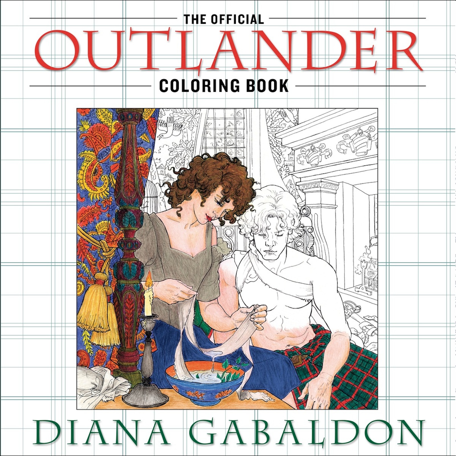 The Official Outlander Coloring Book by Diana Gabaldon image