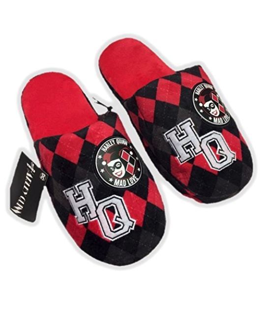 DC Comics: Harley Quinn - Slip On Slippers (Medium)