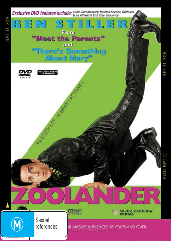 Zoolander on DVD image