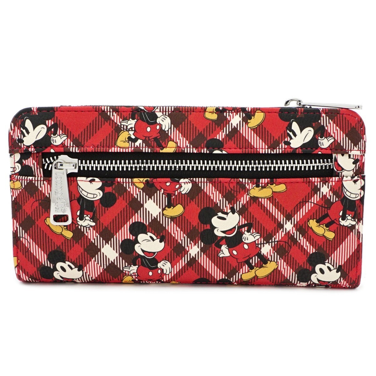 Loungefly Mickey Mouse Mickey Tartan Print Bifold Wallet Women's
