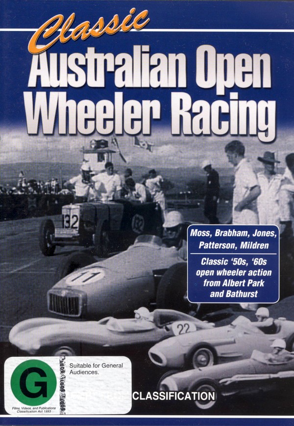 Classic Australian Open Wheeler Racing on DVD image