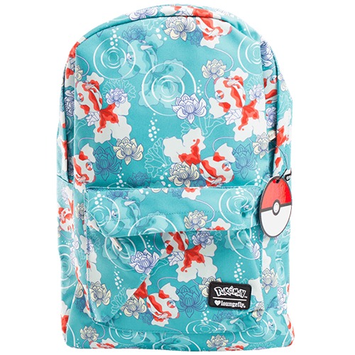 Loungefly Pokemon Goldeen Lotus Flowers Backpack image