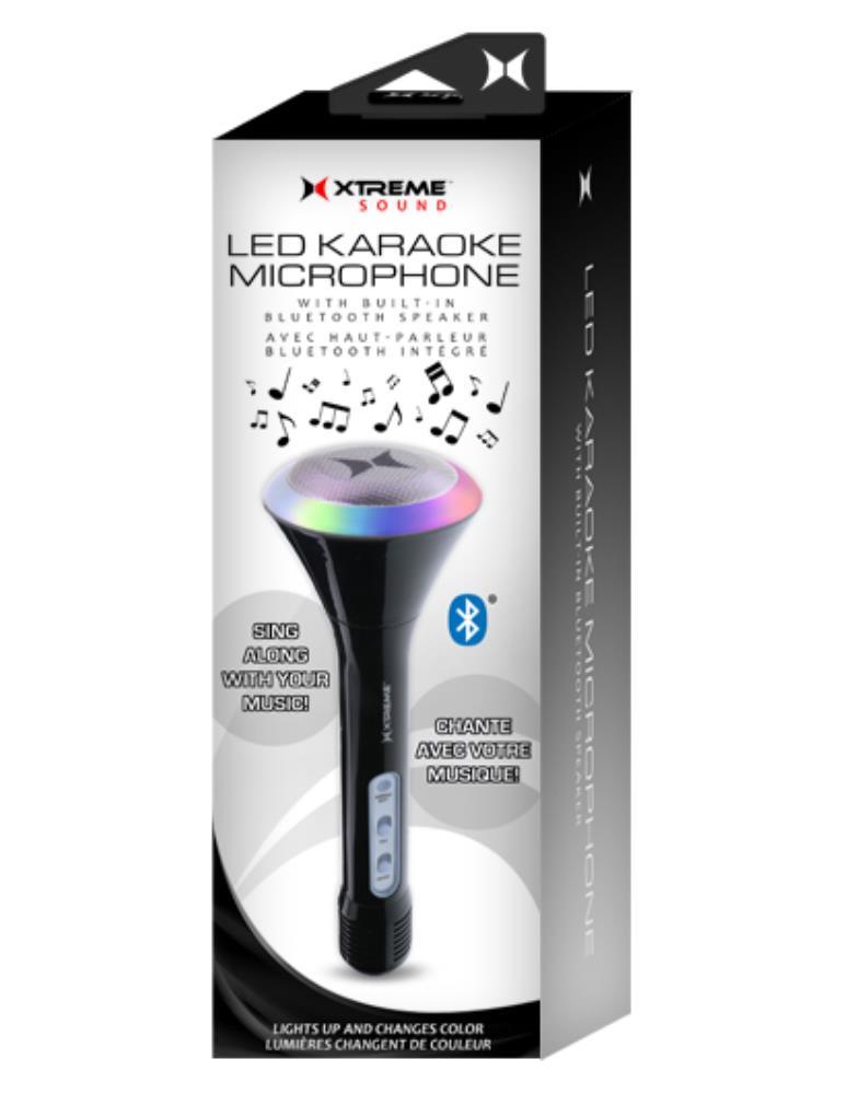 Xtreme: Karaoke Microphone w Bluetooth & LEDs image