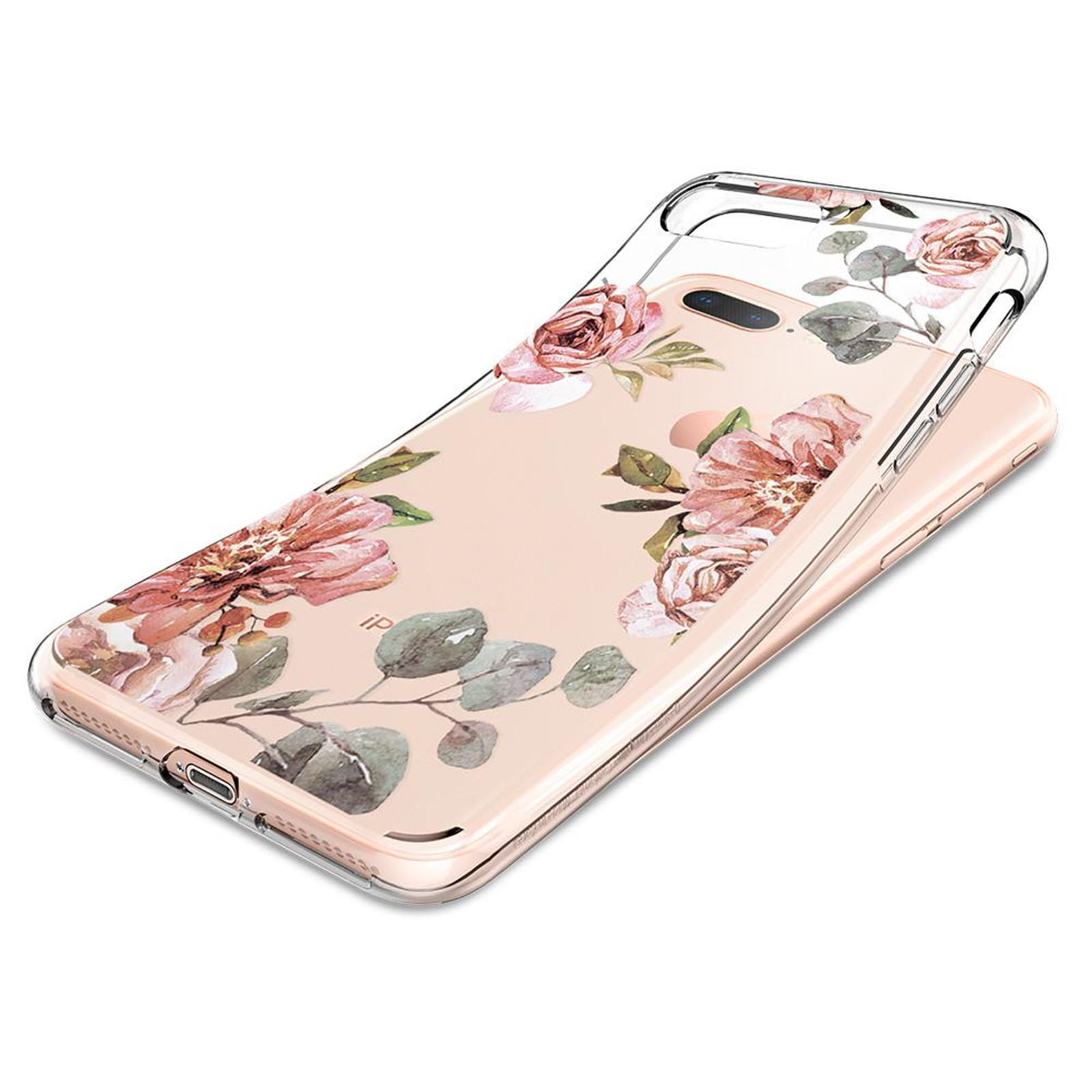 Spigen iPhone 8 Plus /7 Plus Liquid Crystal Case Aquarelle Rose image