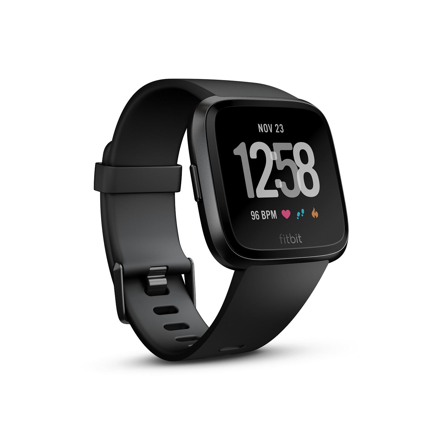 Fitbit Versa Smart Fitness Watch (Black) image
