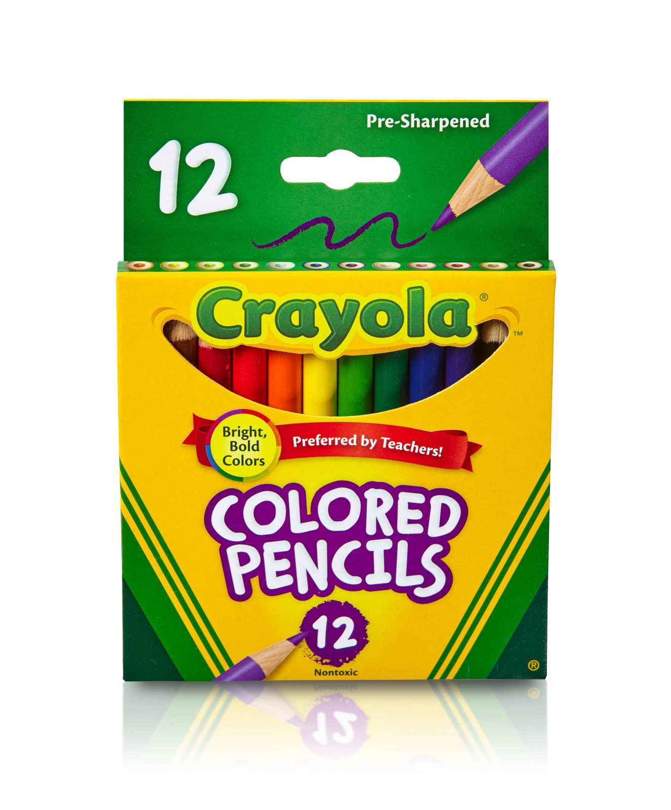 Crayola: 12 Half Size Coloured Pencils image