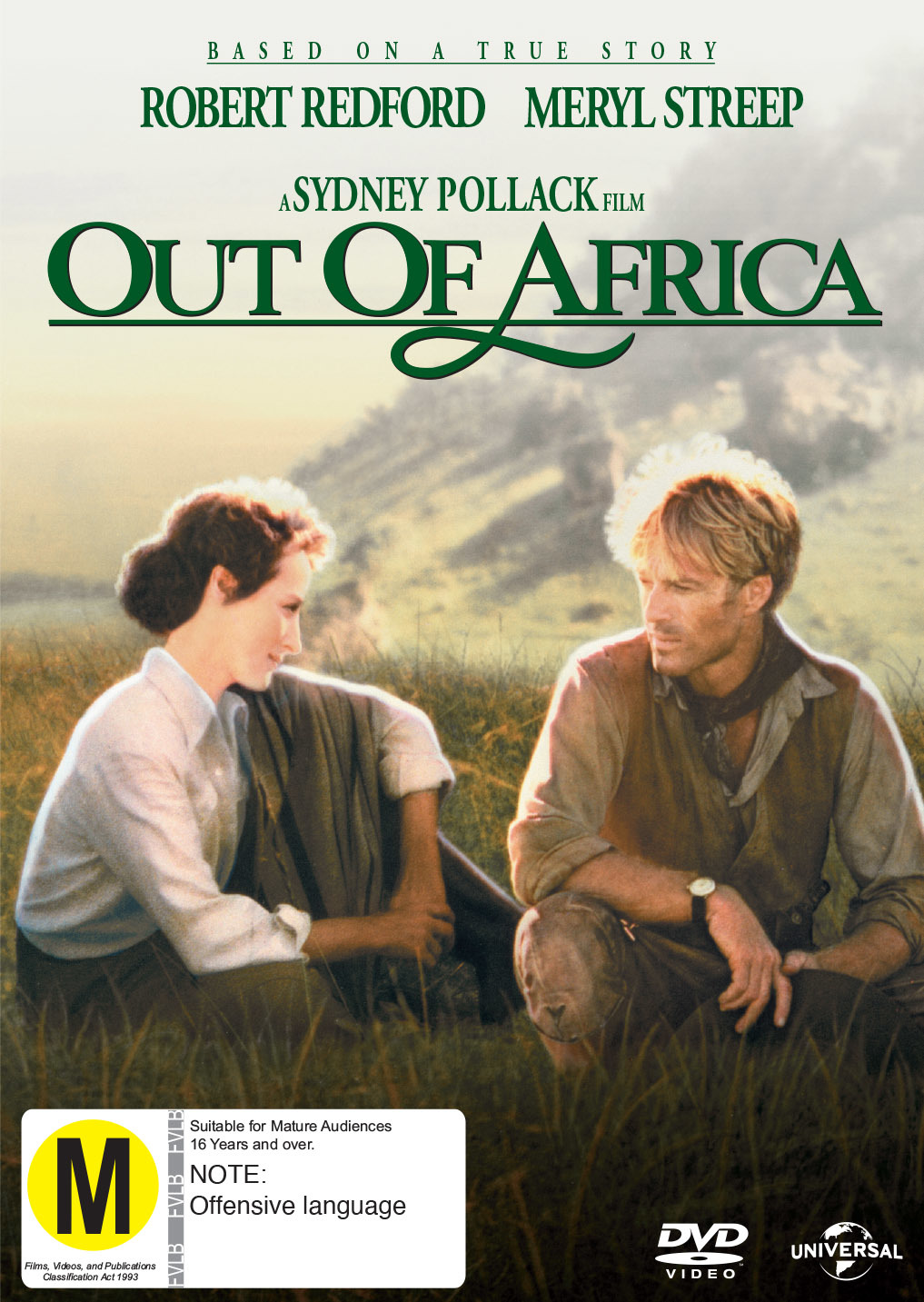 Out Of Africa on DVD image