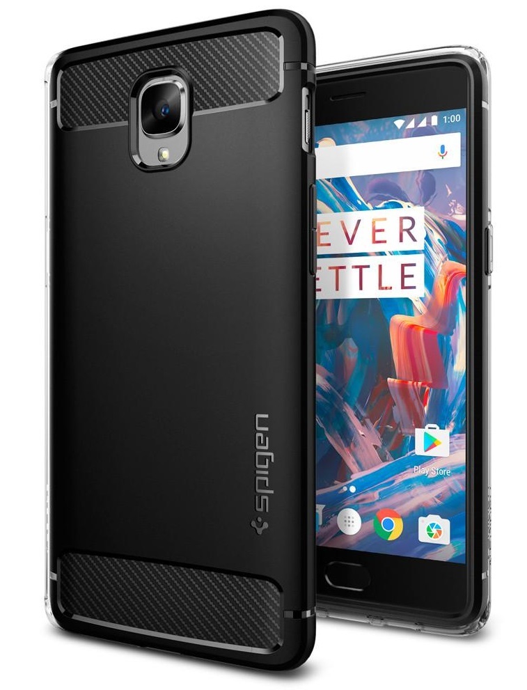 Spigen: OnePlus 3/3T - Rugged Armour Case (Black) image