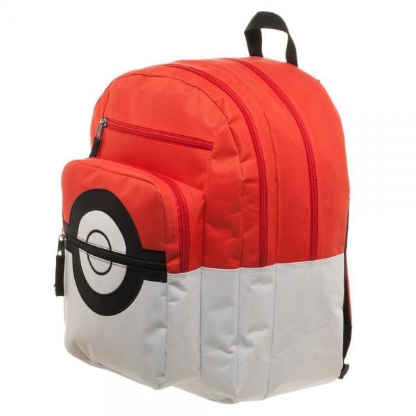 Pokemon Pokeball Backpack with Trainer Bag Charm