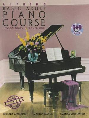 Alfred's Basic Adult Piano Course Lesson Book, Bk 1: Book & DVD by Willard A Palmer image