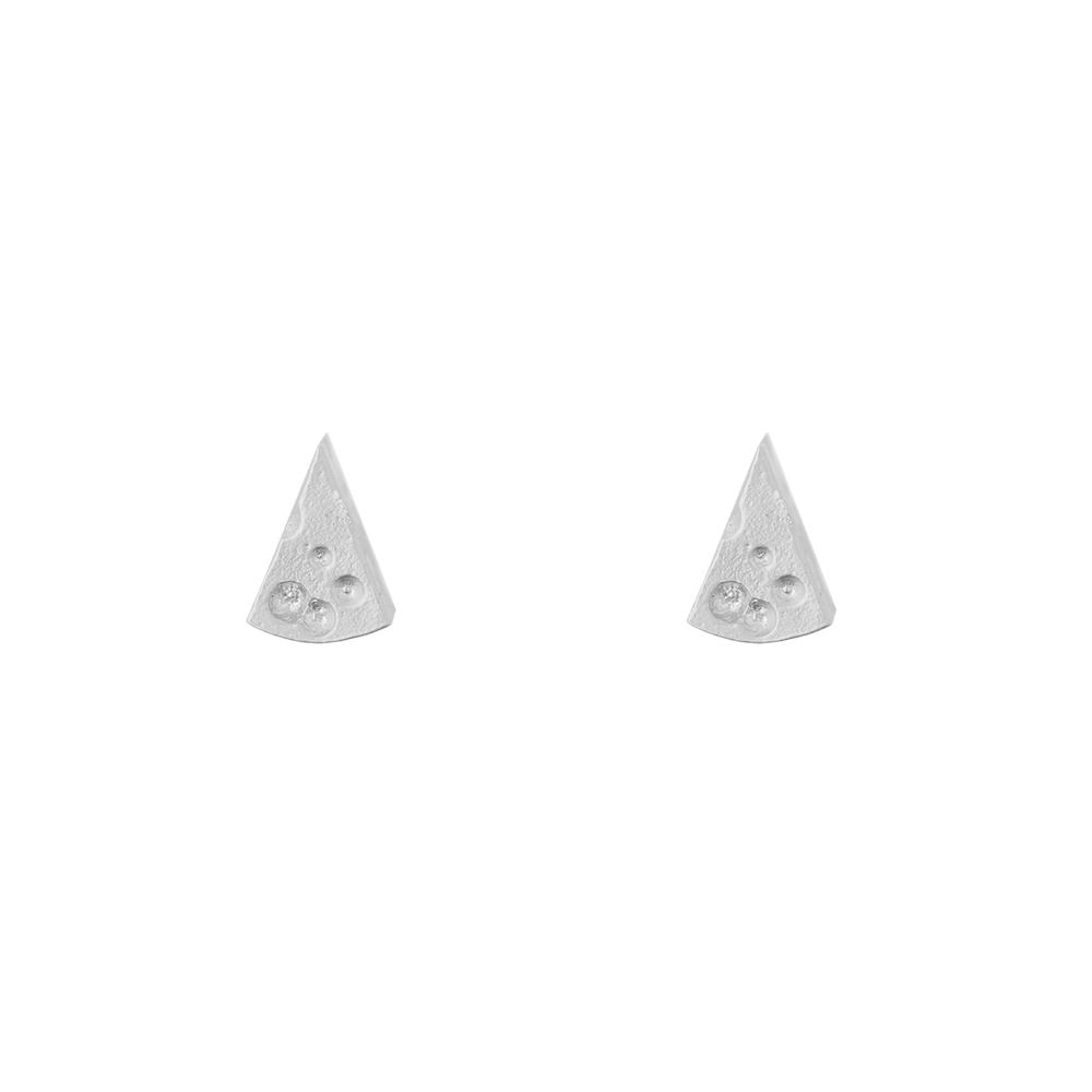 Short Story: Earring Cheese Silver image