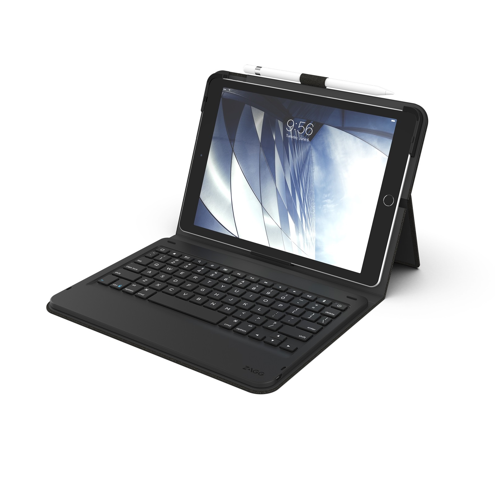 Zagg: Messenger Keyboard and Case for iPad 10.2" (7th & 8th Gen) - Black