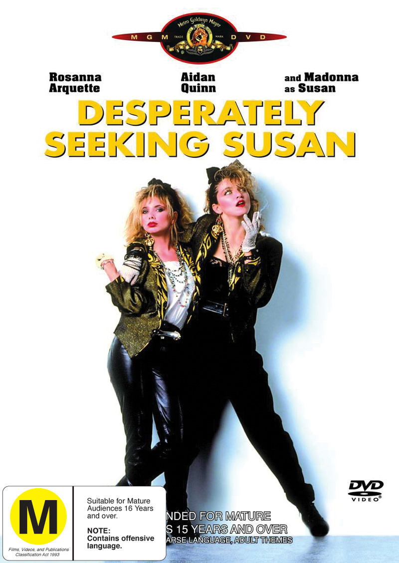 Desperately Seeking Susan on DVD image