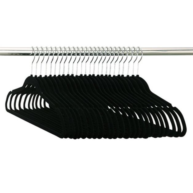 Black Velvet Hanger (25 Pack) at Mighty Ape NZ