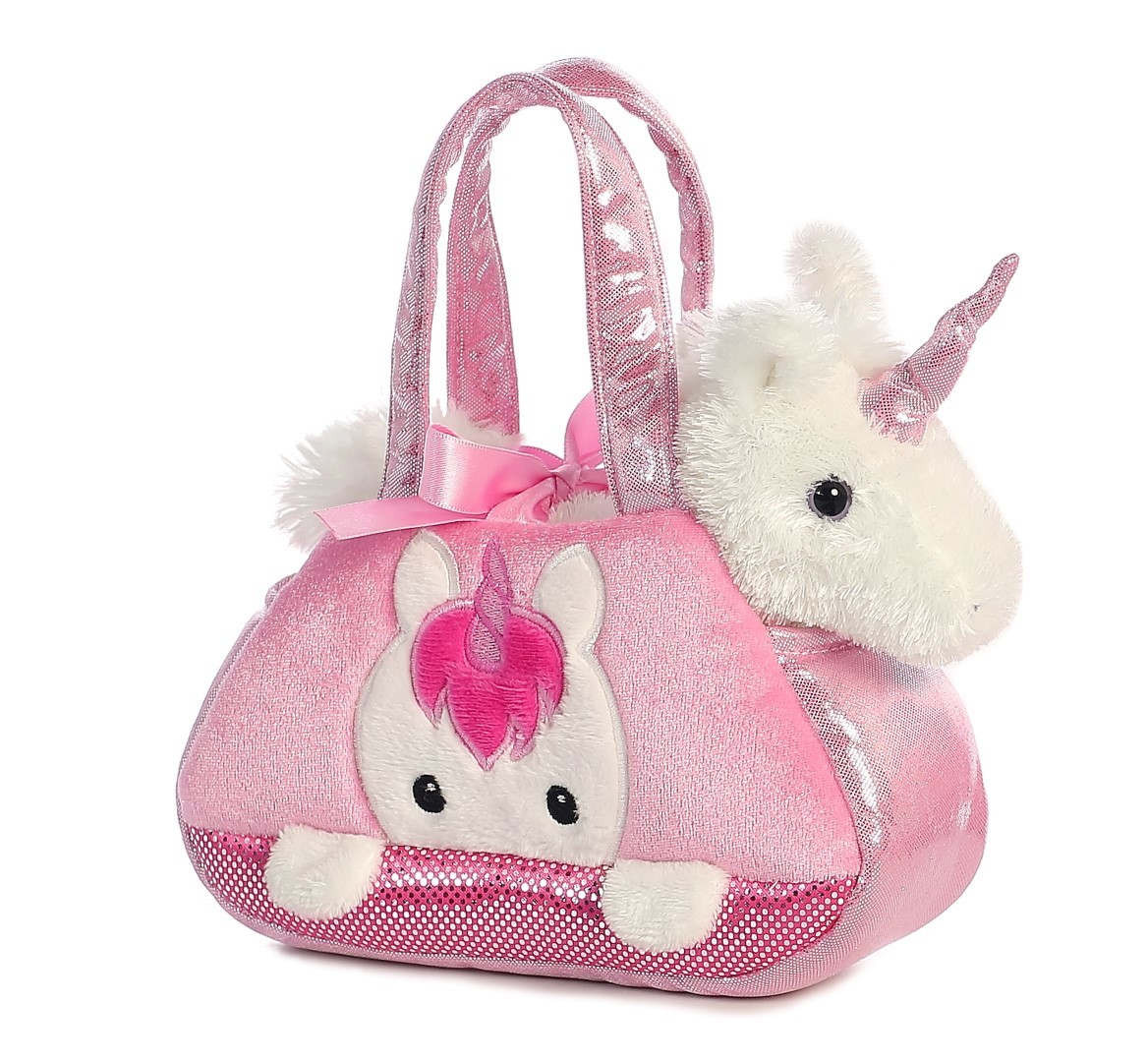 Aurora: Fancy Pal Pet Carriers - Peek a Boo Unicorn image