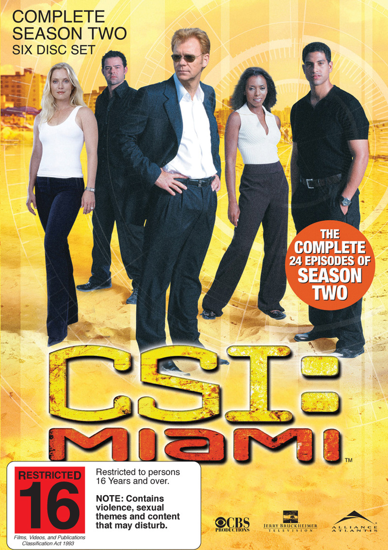 CSI - Miami: Complete Season 2 on DVD