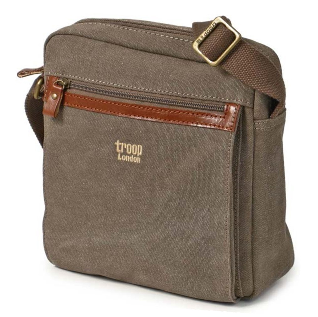 Troop London: Classic Zip-Top Body Bag - Brown