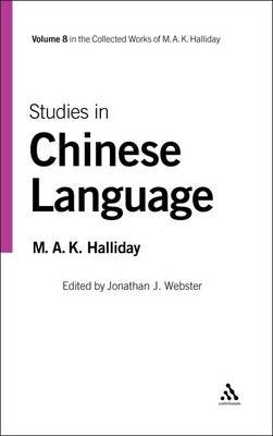 Studies in Chinese Language by M.A.K. Halliday image