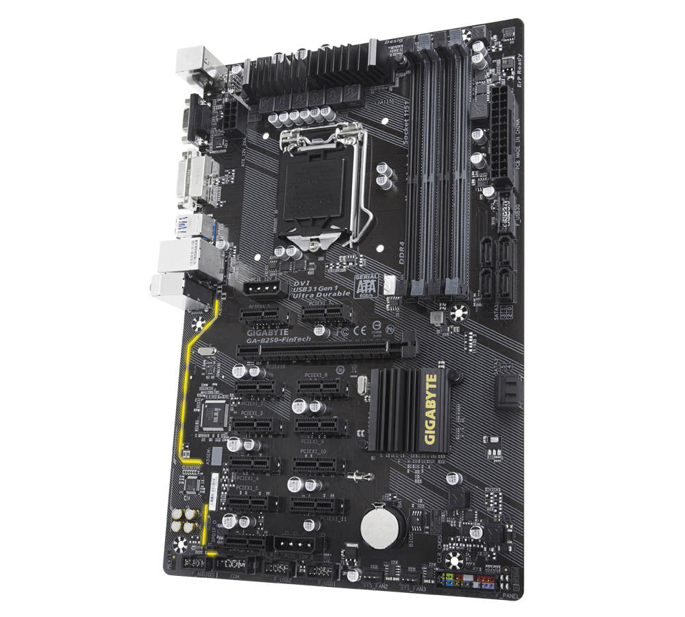 Gigabyte GA-B250-FINTECH Mining Motherboard