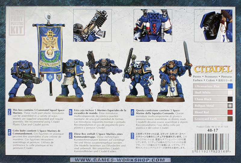 Warhammer 40,000 Space Marine Command Squad