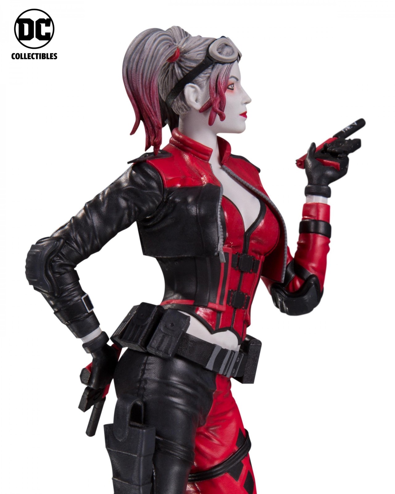 Injustice 2 - Harley Quinn Red White Black Statue