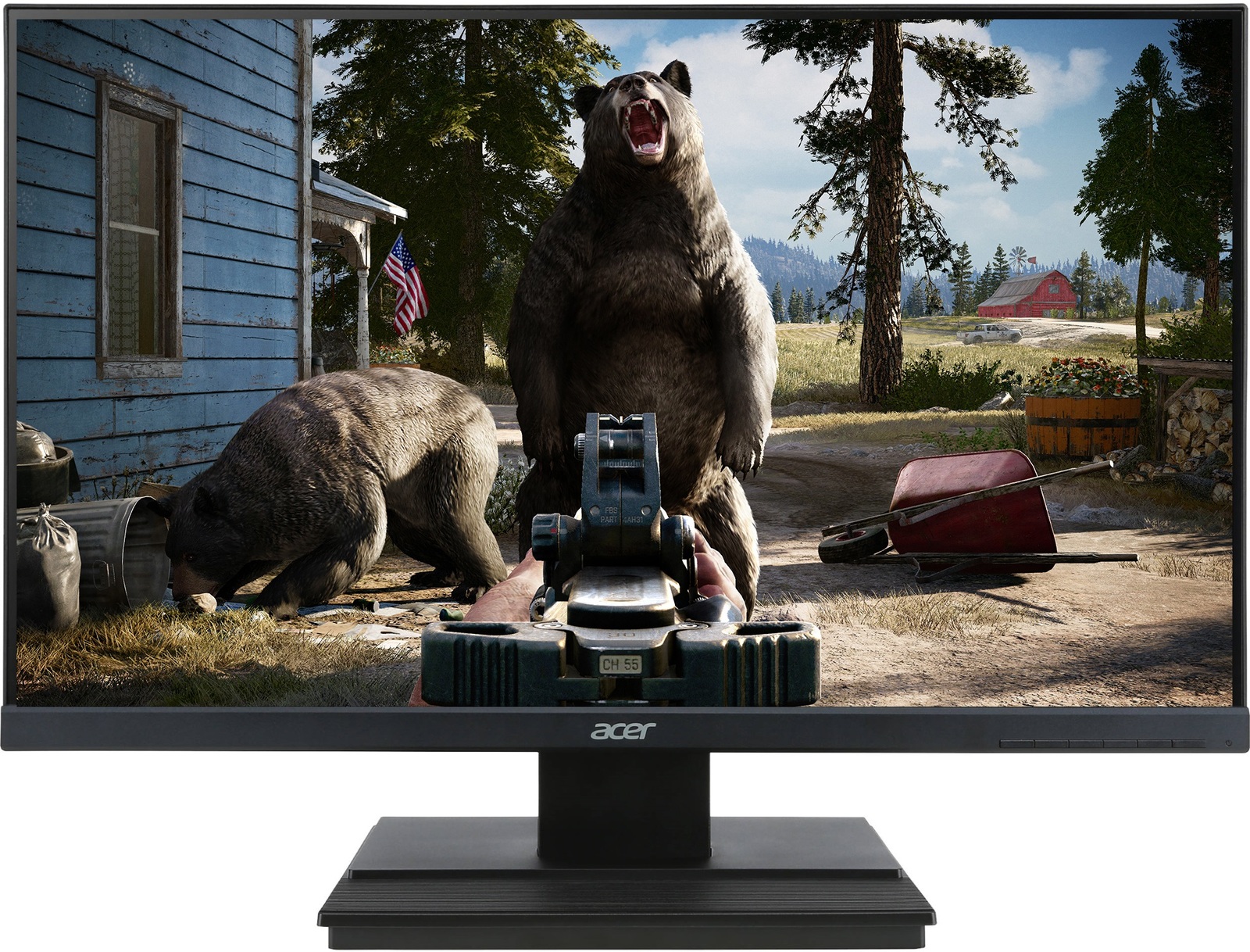 27" Acer FHD 60hz 5ms Thin Bezel Monitor image