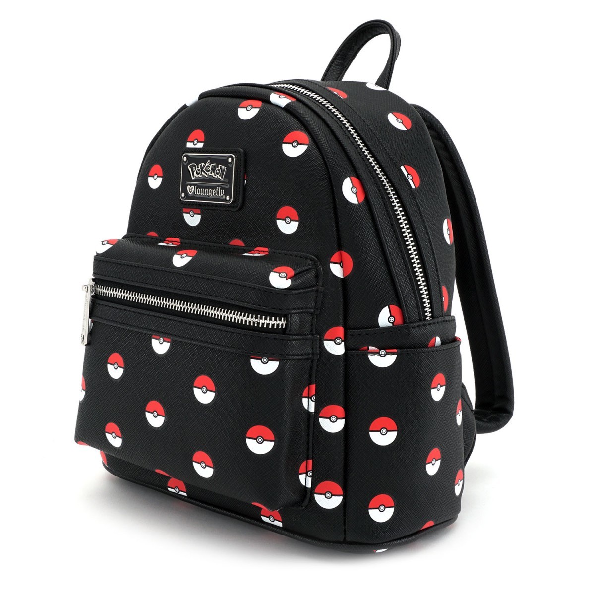 Loungefly Pokemon Pokeball Print Mini Backpack image