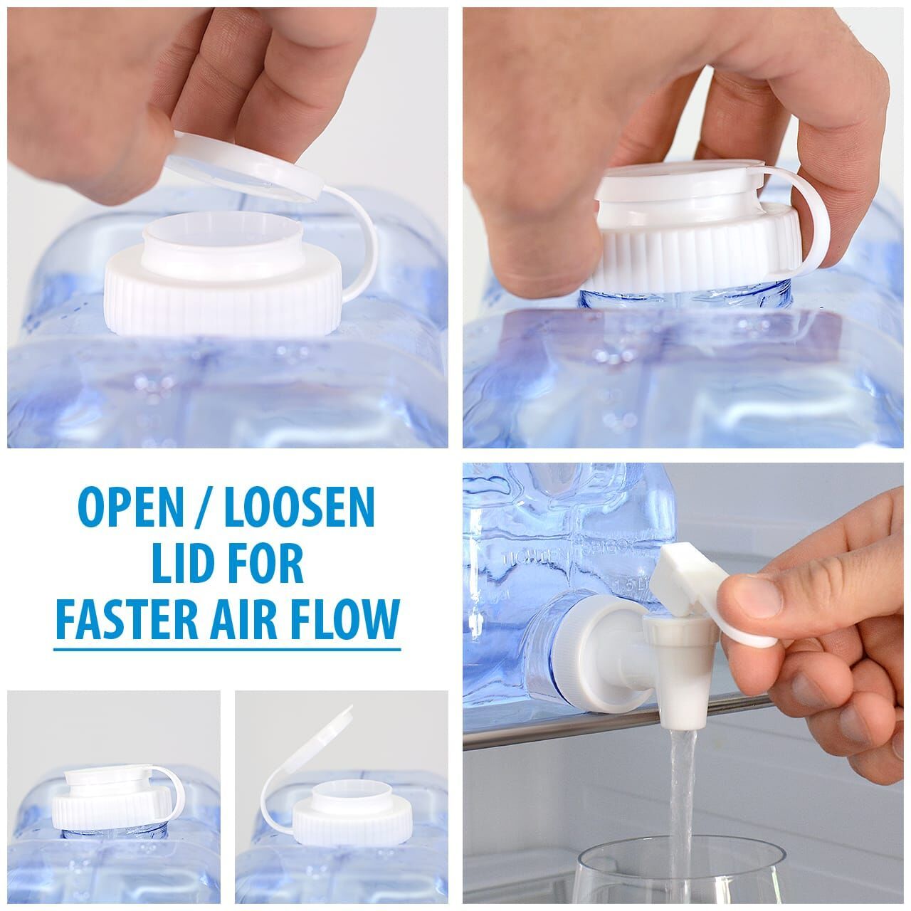 Fridge Water Jug Tap Dispenser 5.5 Litre at Mighty Ape Australia