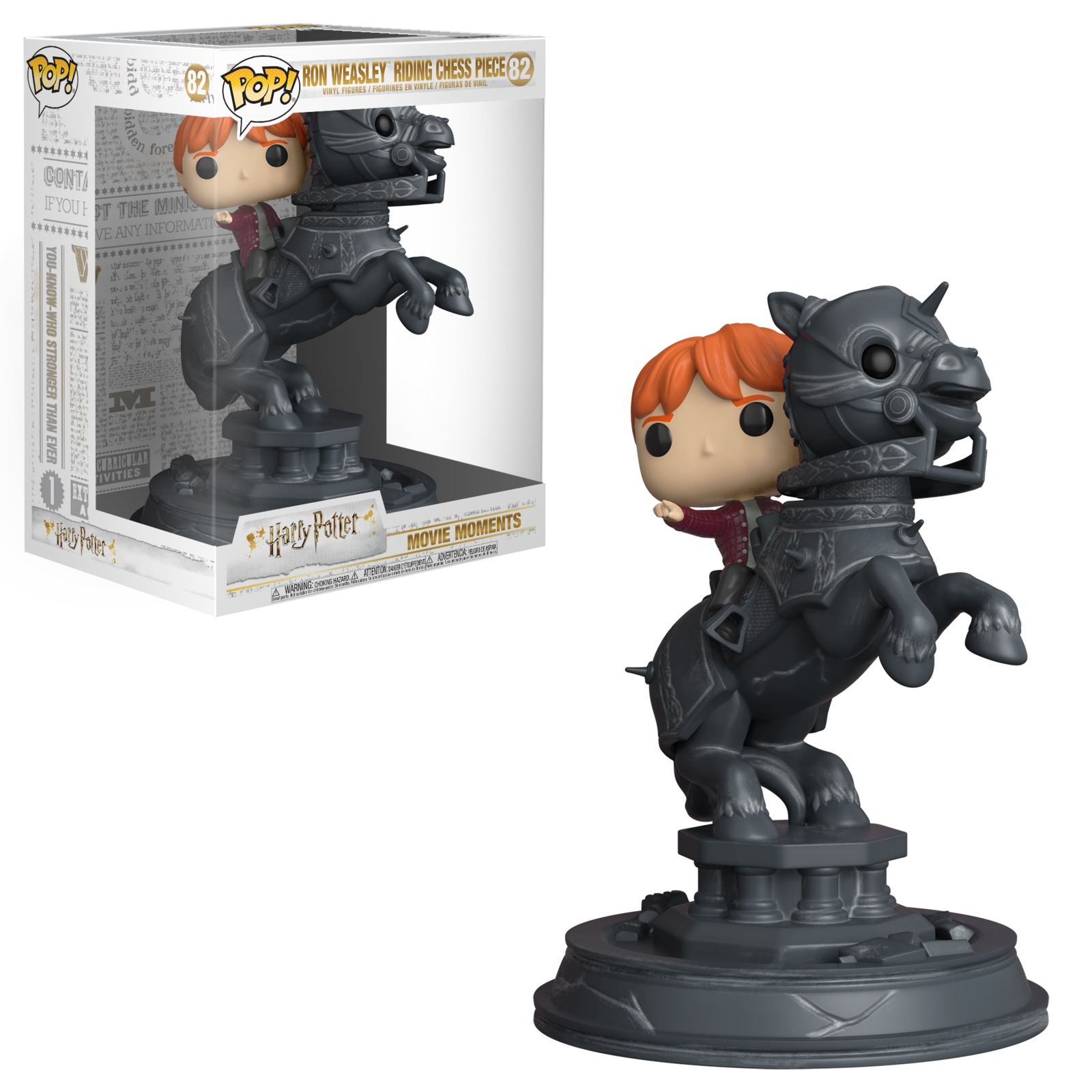 Harry Potter: Ron Riding Chess Piece - Pop! Movie Moment Figure image